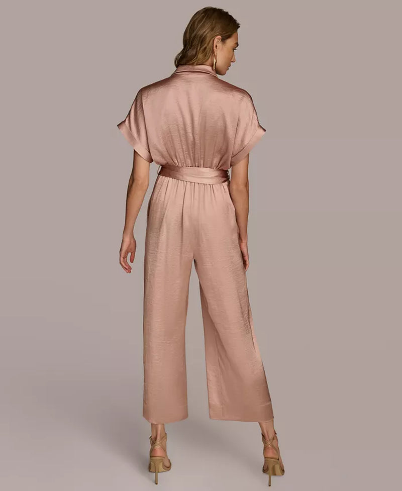 Women'S Belted Jumpsuit