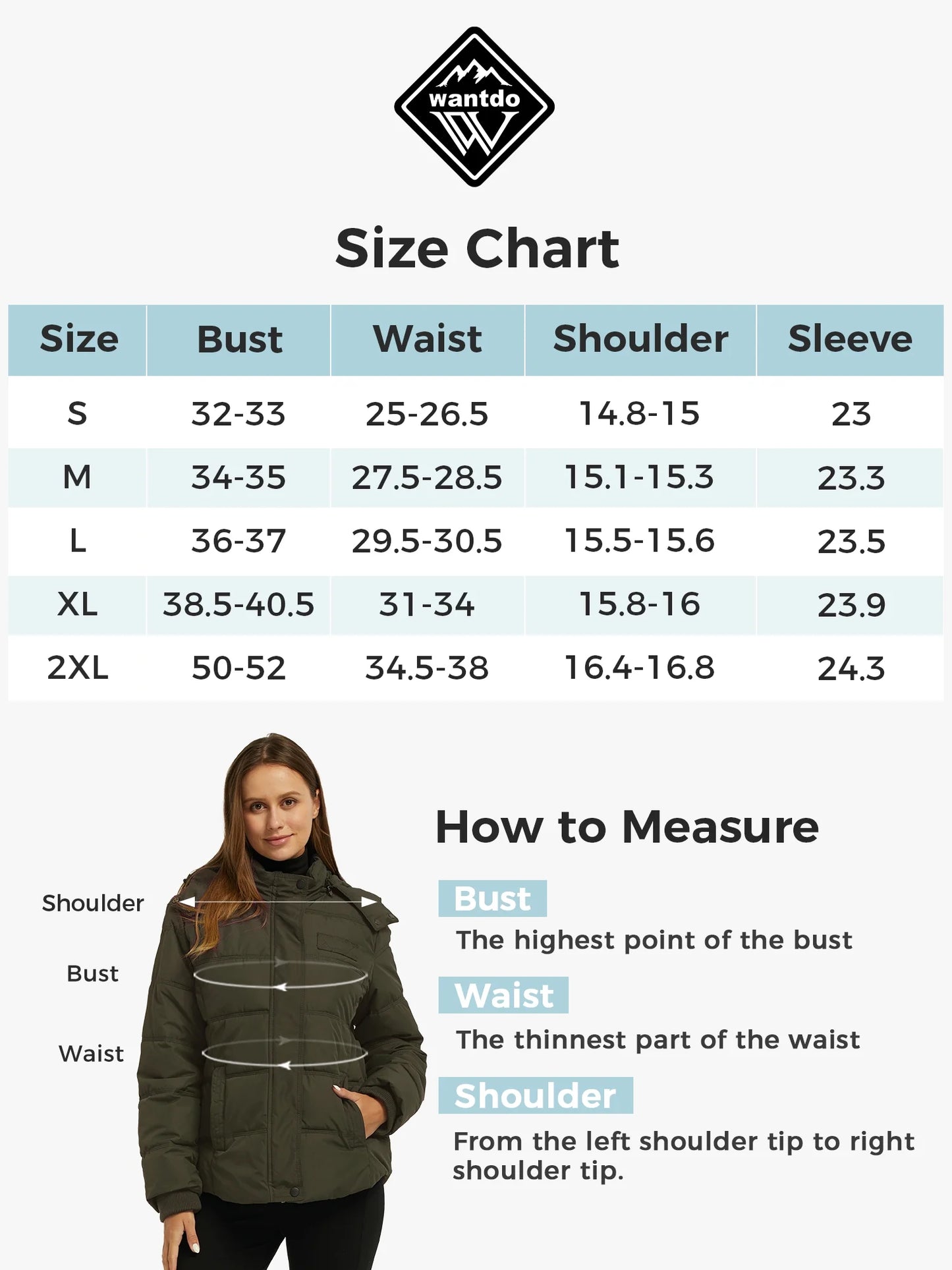 Women'S plus Size Puffy Coat Windproof Winter Jacket Thicken Fleece Jacket with Hood Navy XL